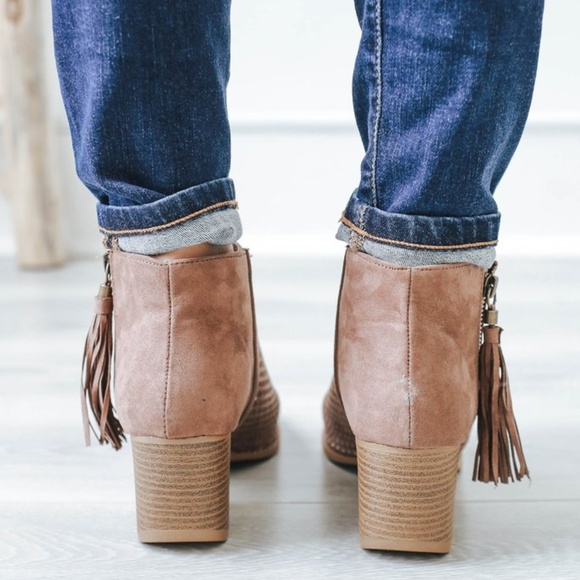 'Tamra' Tassel Booties - Picture 2 of 3